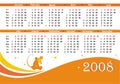 2008 orange rat calendar