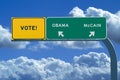 2008 Presidential Election Sign - Vote Royalty Free Stock Photo