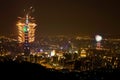 2009 Taipei 101 firework Royalty Free Stock Photo