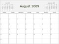 2009 Year Monthly calendar