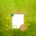 2010 scrapbook background