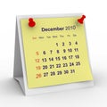 2010 year calendar. December Royalty Free Stock Photo