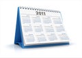 2011 calendar Royalty Free Stock Photo