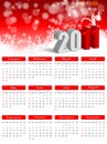 2011 calendar Royalty Free Stock Photo