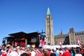 2011 Canada Day in Parliament Hill, Ottawa Royalty Free Stock Photo