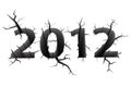 2012 doomsday year concept Royalty Free Stock Photo