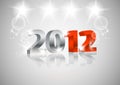 2012 Happy New Year card Royalty Free Stock Photo