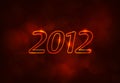 2012 logo Royalty Free Stock Photo