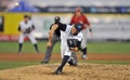 2012 Minor League Baseball action Royalty Free Stock Photo