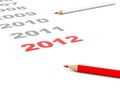 2012 New Year Royalty Free Stock Photo