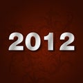 2012 number Royalty Free Stock Photo