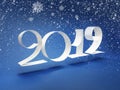 2012 snowy logo Royalty Free Stock Photo