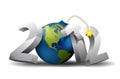 2012 year bomb Royalty Free Stock Photo