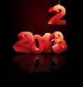 2013 is coming Royalty Free Stock Photo