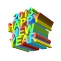 2013 happy new year Royalty Free Stock Photo