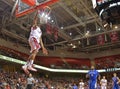 2013 NCAA Basketball - slam dunk - low angle