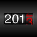 2013 New Year Odometer Royalty Free Stock Photo