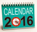 2016 Calendar Shows Future Target Plan