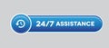 24 hour assistance button