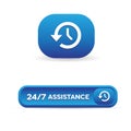 24 hour assistance button