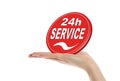 24 hour service Royalty Free Stock Photo