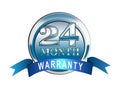 24 month warranty icon