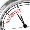 24h Service Royalty Free Stock Photo