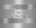 25th Wedding Anniversary invitation Royalty Free Stock Photo