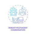 2D gradient icon robust multiagent coordination concept