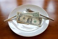 2dollar lunch Royalty Free Stock Photo