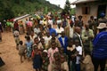 2nd Nov 2008. Refugees from DR Congo Royalty Free Stock Photo