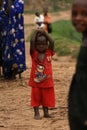 2nd Nov 2008. Refugees from DR Congo Royalty Free Stock Photo