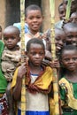 2nd Nov 2008. Refugees from DR Congo Royalty Free Stock Photo