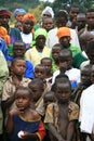 2nd Nov 2008. Refugees from DR Congo Royalty Free Stock Photo