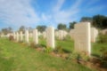 2nd War cemetery in Syracuse Royalty Free Stock Photo