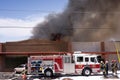 3 alarm Restaurant fire Royalty Free Stock Photo