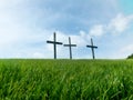 3 Crosses Royalty Free Stock Photo