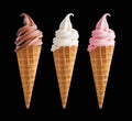 3 ice cream Royalty Free Stock Photo