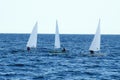 3 Kayak Sailboats Royalty Free Stock Photo