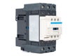 3 phase contactor on white background