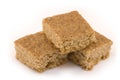 3 pieces of flapjack Royalty Free Stock Photo