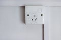 3 pin plug socket Royalty Free Stock Photo