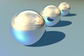 3 spheres