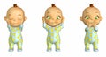 3 Wise Baby Cartoon