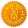 30 day money back Royalty Free Stock Photo