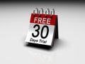 30 Days Free Trial Royalty Free Stock Photo