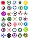 35 Circle Graphic Elements