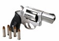 .357 Magnum Revolver with Bullets Royalty Free Stock Photo