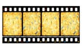 35mm color movie film Royalty Free Stock Photo