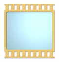 35mm film frame Royalty Free Stock Photo